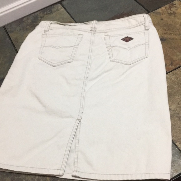 Angels White denim skirt - Picture 5 of 9